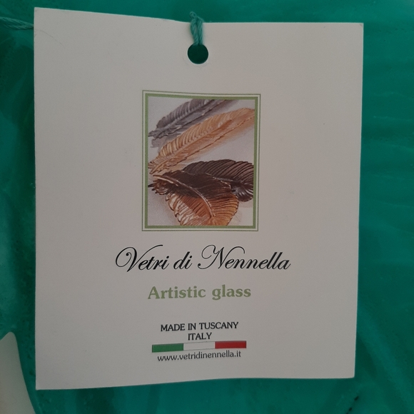 Vetri di Nennella Artistic Glass Leaf Plates, Trinket dish - Picture 2 of 16